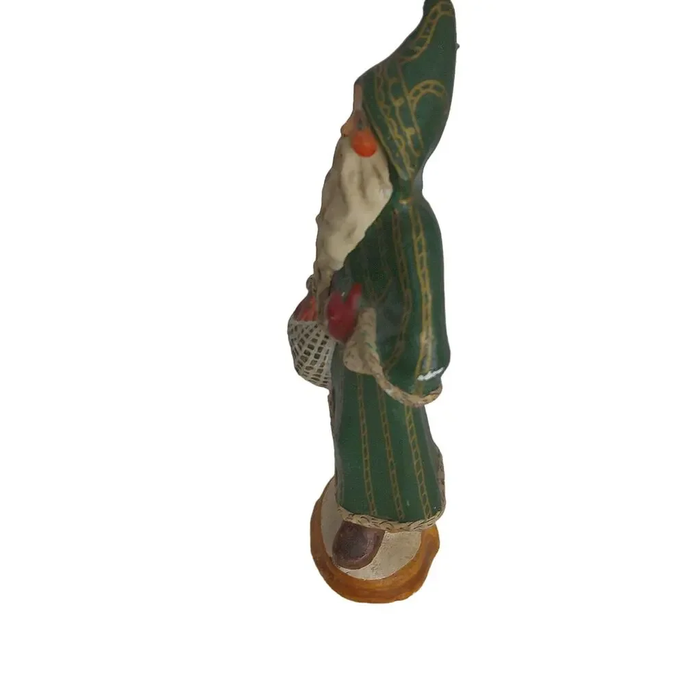 Vintage 1990 Vaillancourt Folk Art Father Christmas Santa 9